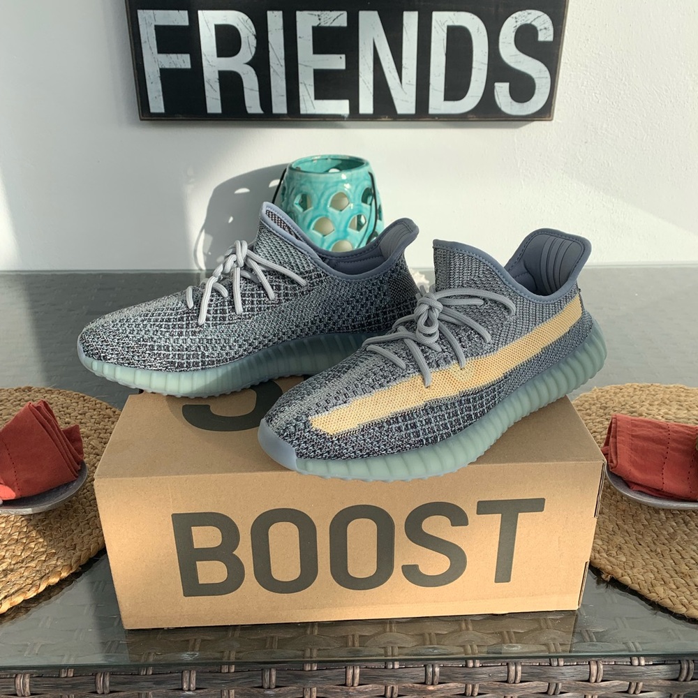 Brand New Authentic Yeezy 350 V2 Ash Blue (11.5US)